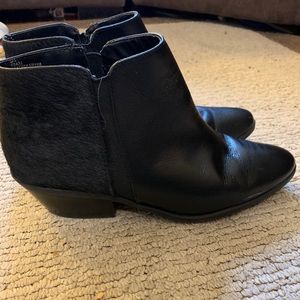 Apri Italian Shoemakers Leather/Fur Booties 8